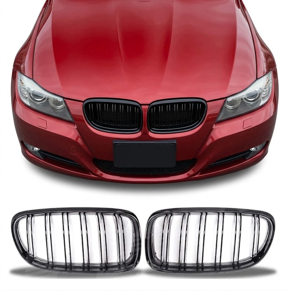 Performance restes komplekts BMW E90 / E91 LCI (08-11), spīdīgi melns