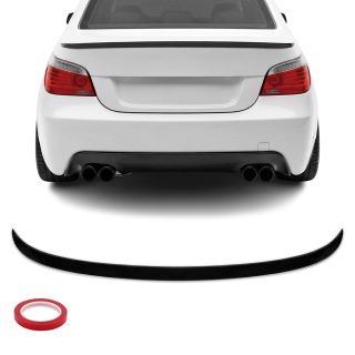 Bagāžnieka spoileris BMW E60 (03-10), spīdīgi melns — 1