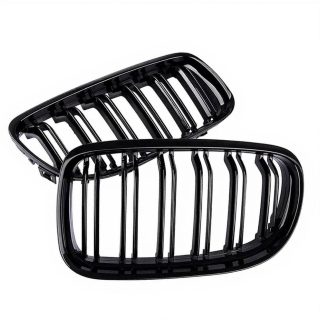 Dubultās reste BMW E60 / E61 (03-10), spīdīgi melna — 2