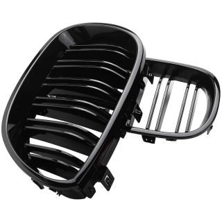 Dubultās reste BMW E60 / E61 (03-10), spīdīgi melna — 3