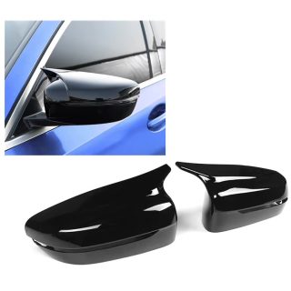 M stila spoguļu vāciņu komplekts BMW G11, G12, G15, G20, G22, G30 (tikai LHD), spīdīgi melns — 1