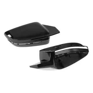 M stila spoguļu vāciņu komplekts BMW G11, G12, G15, G20, G22, G30 (tikai LHD), spīdīgi melns — 3