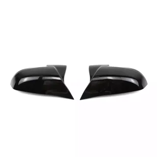Spoguļu vāciņu komplekts BMW F10, F11, F06, F07, F12, F13 LCI, spīdīgi melns — 2